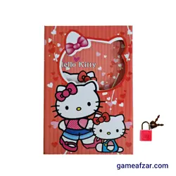 دفتر خاطرات هلو کیتی قفل دار