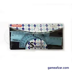 ست خط کش 4 عددی پنتر Panter کد(02)