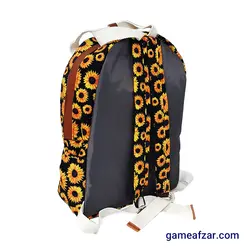 کوله پشتی آفتابگردان مخمل طرح 7