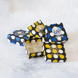 جعبه جواهرات 16 عددی بسته بندی شده مدل توپی متوسط