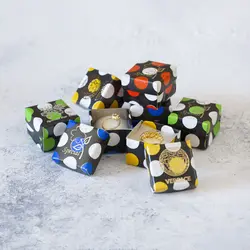 جعبه جواهرات 28 عددی بسته بندی شده مدل توپی کوچک