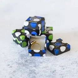 جعبه جواهرات 28 عددی بسته بندی شده مدل توپی کوچک