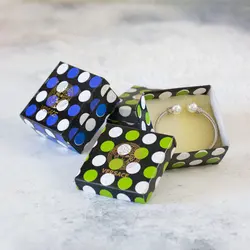 جعبه جواهرات 12 عددی بسته بندی شده مدل توپی بزرگ