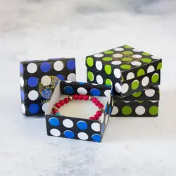 جعبه جواهرات 12 عددی بسته بندی شده مدل توپی بزرگ