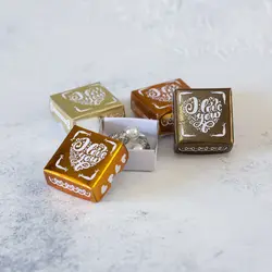 جعبه جواهرات 300 عددی بسته بندی شده مدل طلاکوب کوچک