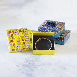 جعبه جواهرات 12 عددی بسته بندی شده مدل پاپیونی بزرگ