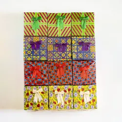 جعبه جواهرات 12 عددی بسته بندی شده مدل پاپیونی بزرگ