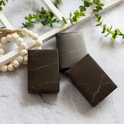 جعبه جواهرات 12 عددی بسته بندی شده مدل نیم ست سنگی مشکی