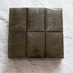 جعبه جواهرات 12 عددی بسته بندی شده مدل نیم ست سنگی مشکی