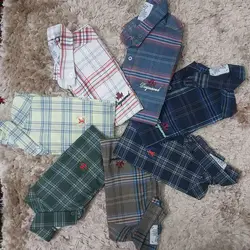 پیراهن چهارخانه ریز