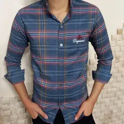 پیراهن چهارخانه ریز