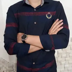 پیراهن چهارخانه درشت