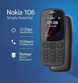 نوکیا  Nokia 106  مدل TA-1114 DS دوسیم کارت