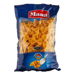 ماکارونی شکل دار مانا طرح پروانه کوچک 500گرم