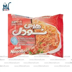 نودل هاتی کارا با طعم مرغ و گوجه بسته 5 عددی