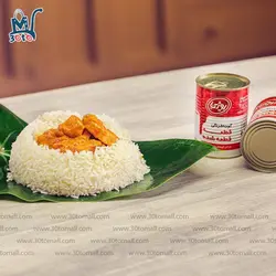 کنسرو گوجه فرنگی قطعه قطعه شده روژین 380 گرم