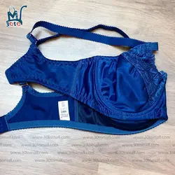 سوتین زنانه پانیذ p-44401 آبی نفتی