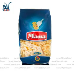 ماکارونی شکل دار مانا طرح سیم تلفنی 500گرم