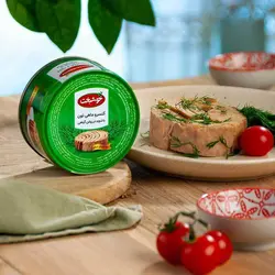 کنسرو ماهی تون شوید خوشبخت  180 گرم