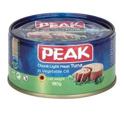 کنسرو ماهی تن در روغن گیاهی پیک  180 گرم