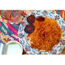 ماکارونی رشته ای 1/2 سمیرا مقدار 700 گرم