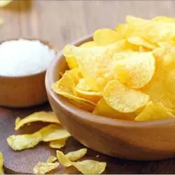 چیپس با طعم نمک باتو 450 گرم