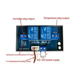 ترموستات دیجیتال دما و رطوبت روپنلی مدل XY-WTH1