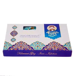 گز لقمه مخلوط پسته و بادام ۱۸ درصد (450 گرمی)