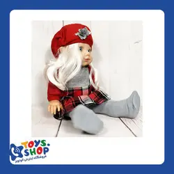 عروسک موزیکال لباس چهار خونه - فروشگاه آنلاین اسباب بازی