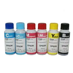 مرکب 100 میل استار کالر سابلیمیشن 6 رنگ