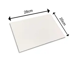 تخته شاسی MDF خام سابلیمیشن (20*28 سانتی‌متر)