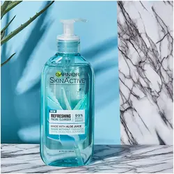 ژل شستشو صورت حاوی آلوئه ورا گارنیه سری Skin Active حجم 200 میلی لیتر