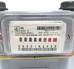 کنتور گاز حدید سازه مدل G6