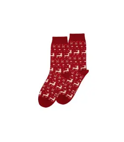 ساقدار طرح ژاکارد زرشکی - فروشگاه ارس