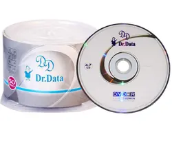 DVD خام دکتر دیتا باکس دار 50 عددی - فروشگاه آریابازار