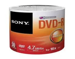 DVD خام سونی باکس دار 50 عددی - فروشگاه آریابازار