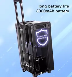 اسپیکر سایز بزرگ 8 اینچ یسیدو  YESIDO YSW15 به همراه 2 میکروفون و ریموت