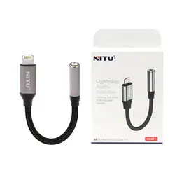 تبدیل Lightning به جک 3.5 میلی متری NITU NX17