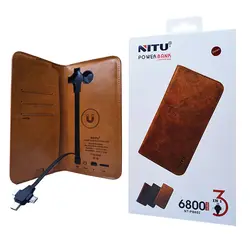 کیف پاوربانک نیتو NITU NT-PB802 ظرفیت 6800 میلی آمپر ساعت