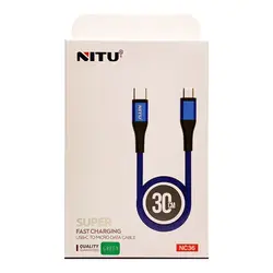 کابل Type-C به Micro-usb نیتو NITU NC36 طول 30 سانتیمتر 2.4 آمپر