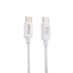شارژر دیواری فست شارژ QC3.0+PD نیتو NITU NT-TC96PD با کابل Type-C به Type-C