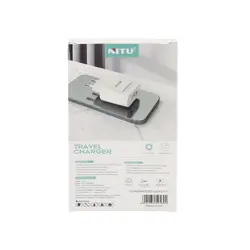 شارژر دیواری فست شارژ QC3.0+PD نیتو NITU NT-TC96PD با کابل Type-C به Type-C