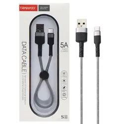 کابل USB به Type-C ترانیو مدل S4 طول 30 سانتیمتر 5 آمپر