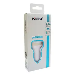 شارژر فندکی 2پورت  نیتو NITU NT-CC817