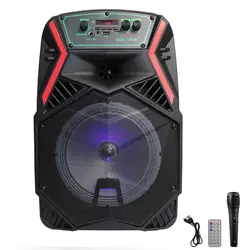 اسپیکر قابل حمل مدل ZQS-1808 میکروفون دار