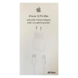 شارژ با کابل لایتنینگ اپل استوری 20 وات آیفون APPLE 12Pro Max EU