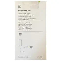 شارژ با کابل لایتنینگ اپل استوری 20 وات آیفون APPLE 12Pro Max EU
