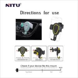 پایه نگهدارنده دریچه کولری موبایل نیتو NITU NH7