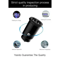 شارژر فندکی یسیدو YESIDO Y29همراه کابل Micro-usb