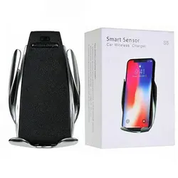 پایه نگهدارنده و شارژر بی سیم گوشی موبایل مدل S5